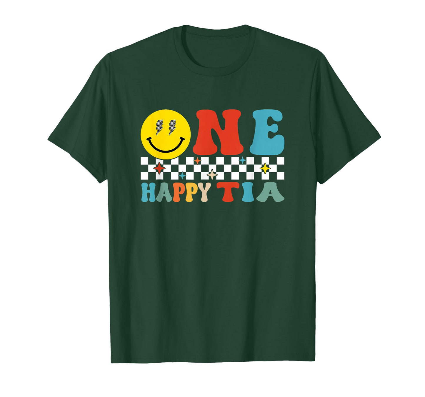 One Happy Dude Tia 1st Birthday Family Matching T-Shirt