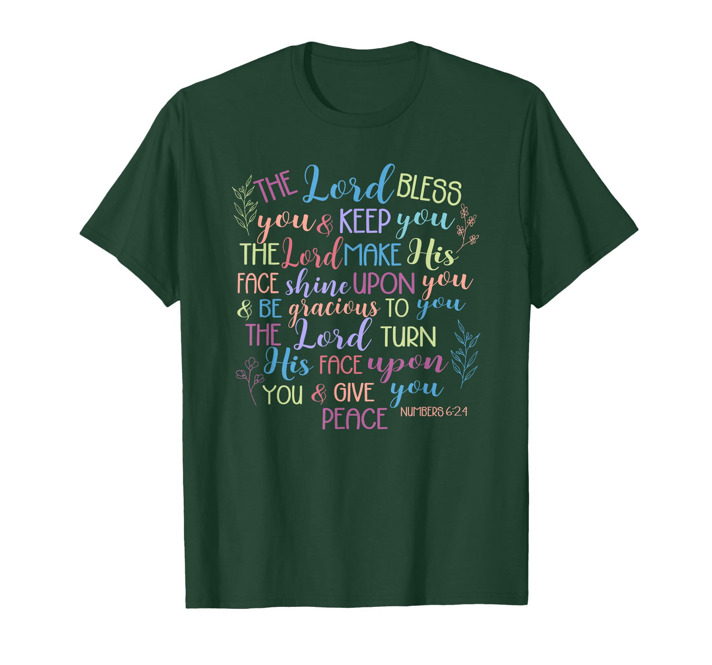 The Lord Bless and Keep You – Numbers 6:24 Bible Verse Gift T-Shirt