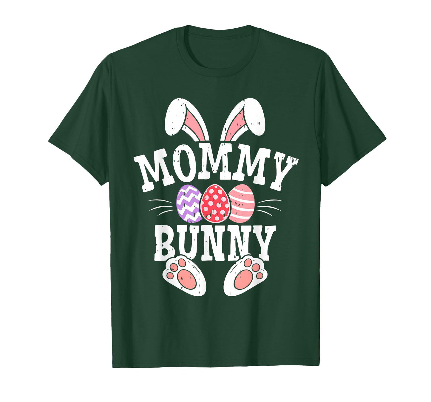 Women Easter Mommy Bunny Matching Family Easter Men Women T-Shirt