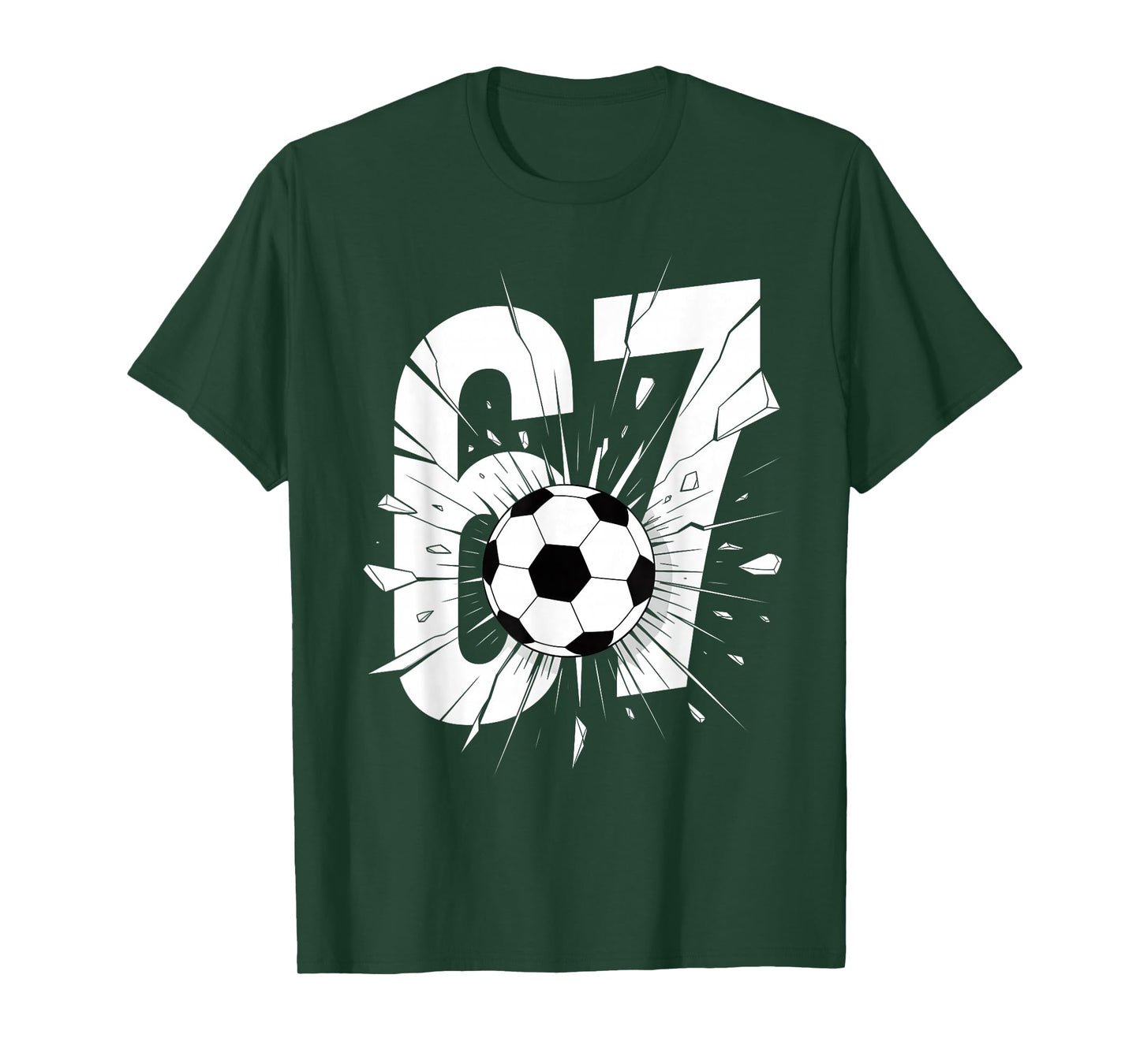 67 Soccer Six Seven 6 7 Meme 67 T-Shirt