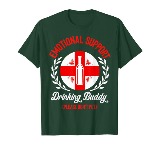 Drinking Beer Cocktail Emotional Support Drinking A Buddy T-Shirt