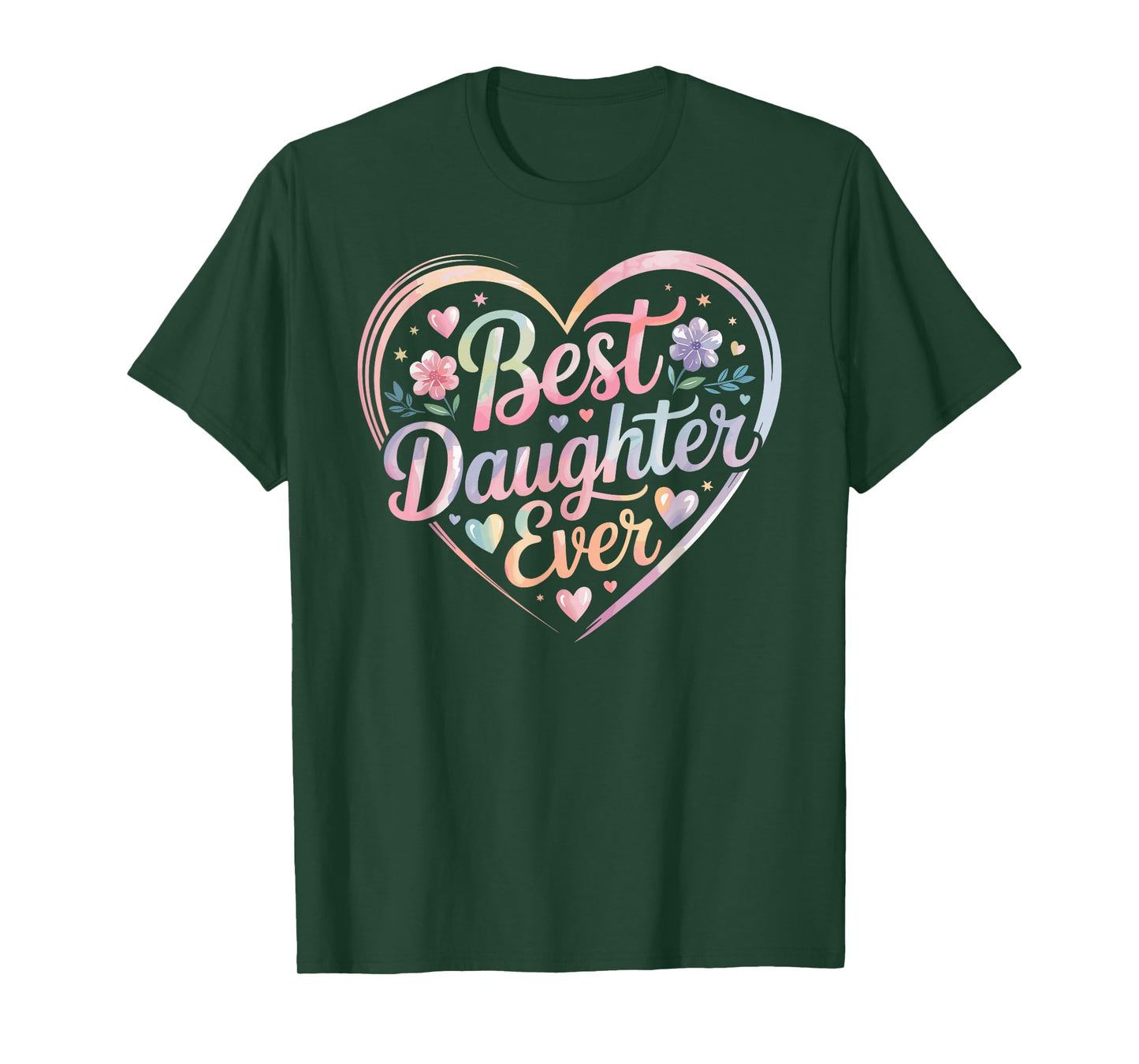 Best Daughter Ever Heart T-Shirt