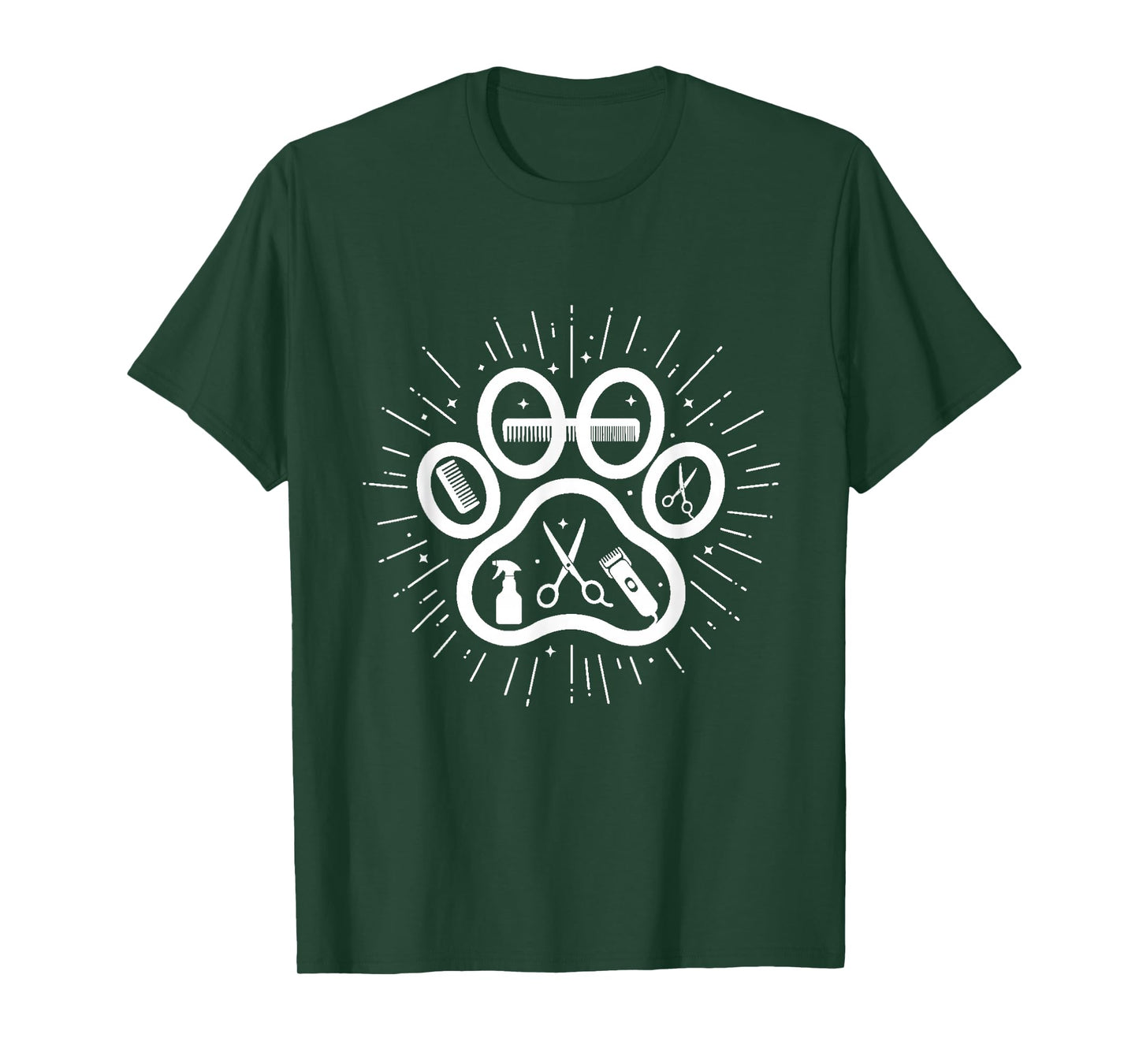Funny Dog Grooming Pet Stylist Dog Groomer T-Shirt
