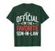 It's Official I'm The Favorite Son-in-Law Funny Dad Father T-Shirt