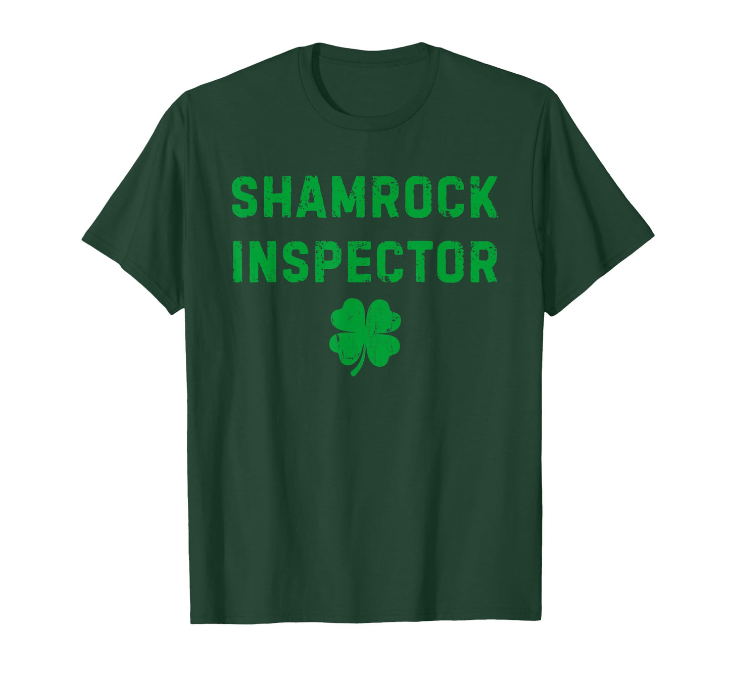 Shamrock Inspector Funny St Patricks Day Couple T-Shirt