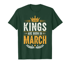 Kings are Born in March T-Shirt