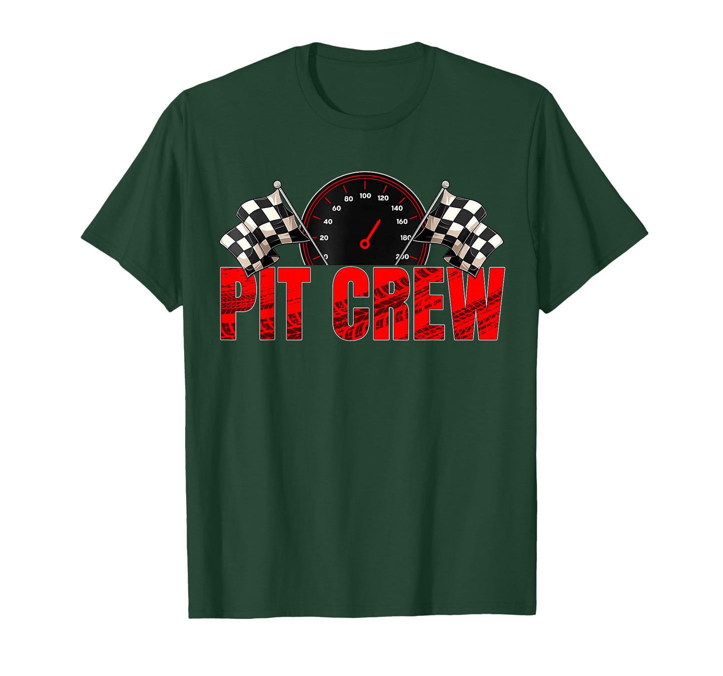 Pit Crew Family Racing Birthday Race Car for Dad Mom T-Shirt
