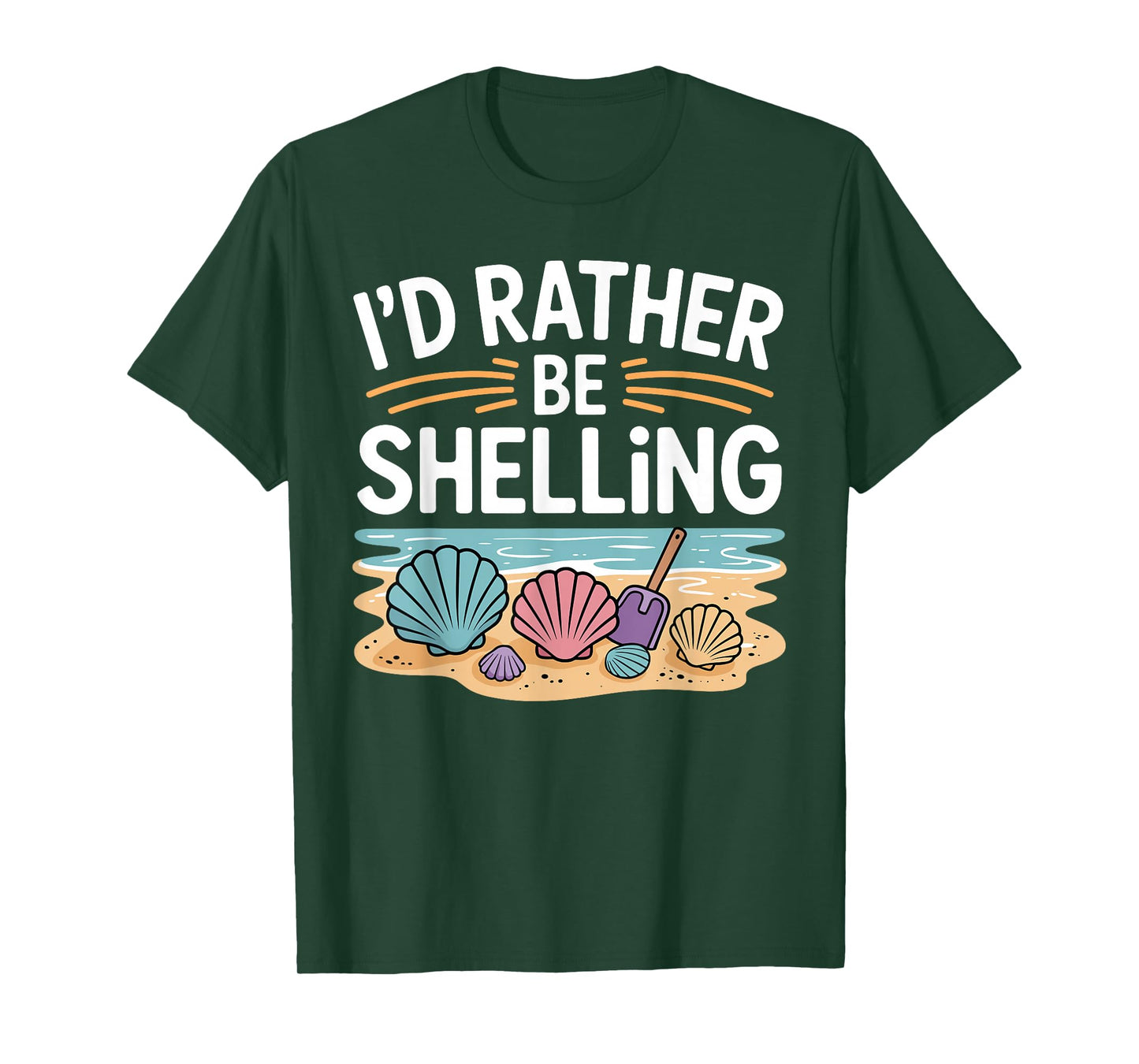 Funny Seashell Design for Men Women Sea Shell Seashell Lover T-Shirt