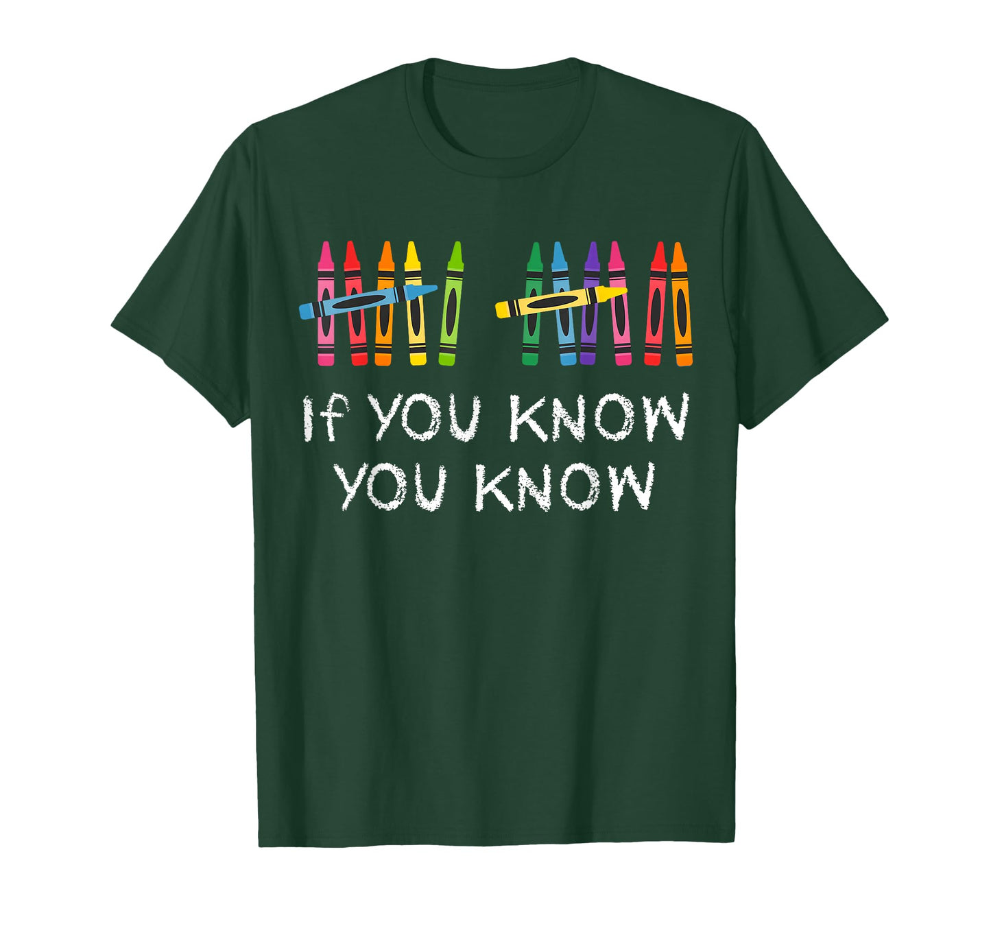 Funny Six Seven 6 7 Meme Tally Marks Crayons Teacher Kids T-Shirt
