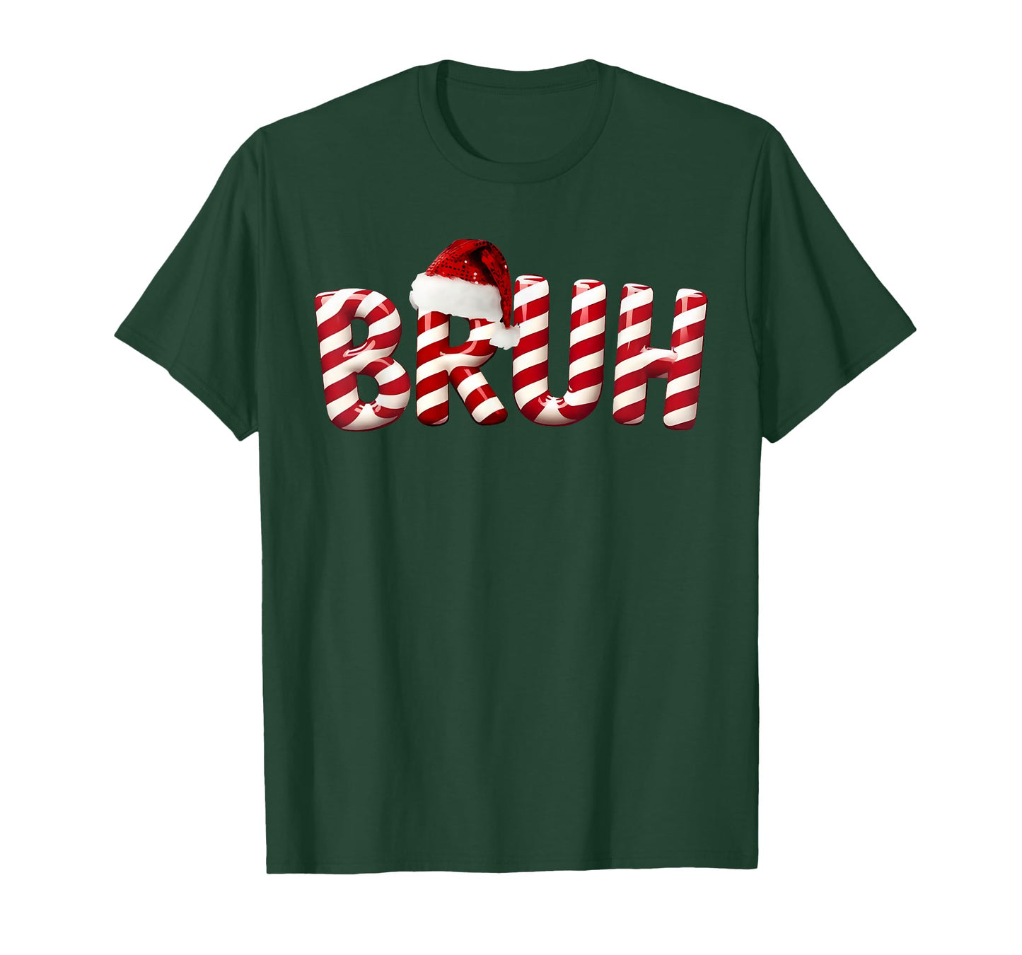 Bruh Christmas Kids Girls Boys Funny Christmas Humor Meme T-Shirt