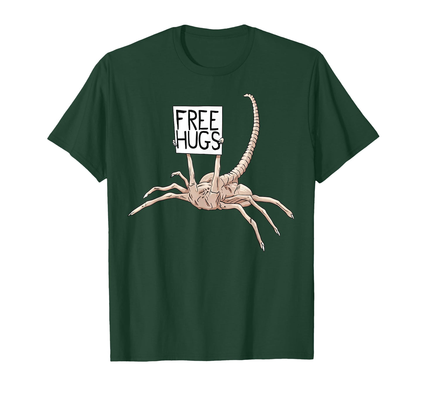 Funny Alien Free Hugs T-Shirt