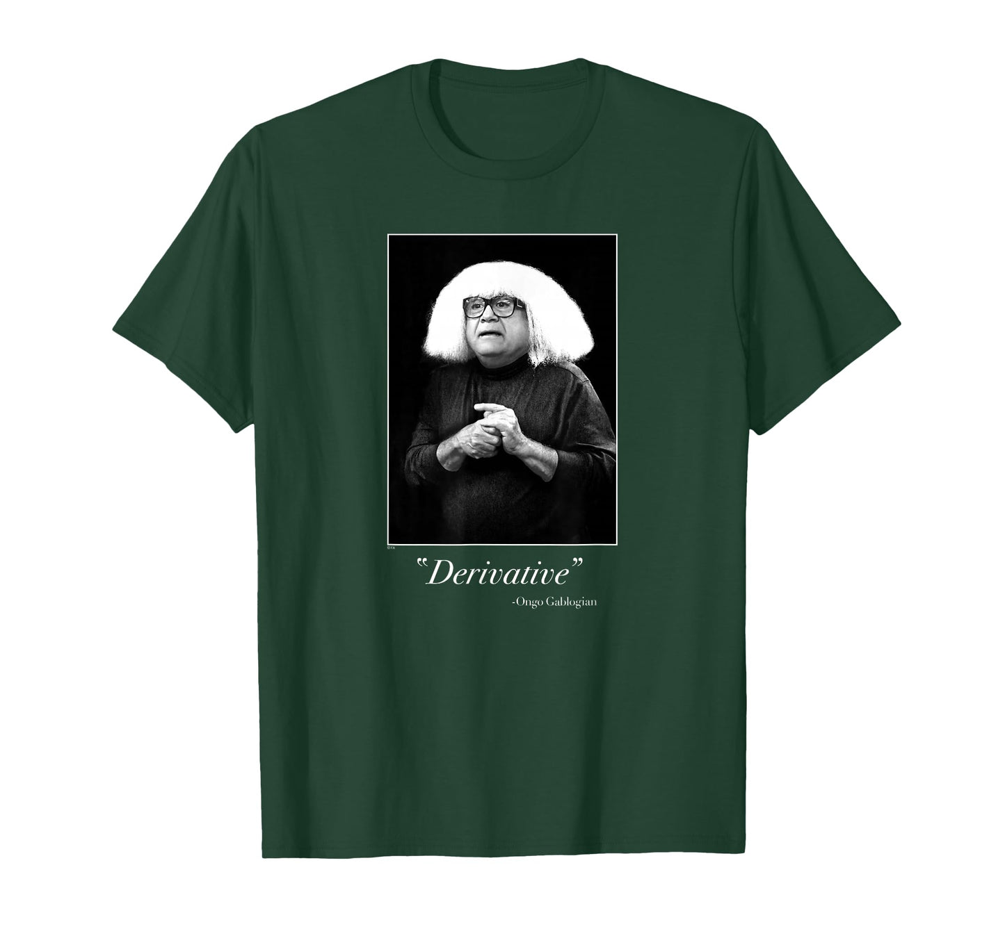 It's Always Sunny Derivative Ongo Gablogian Art Critic Frank T-Shirt