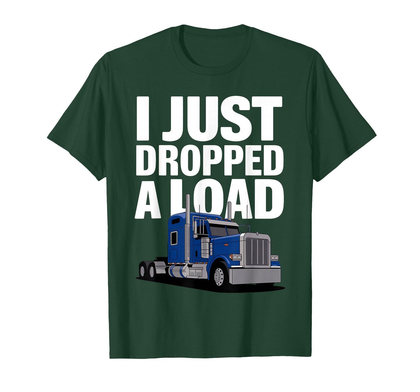 Cool Truck Driver Art for Men Women Big Rig Trailer Trucker T-Shirt