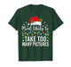 Most Likely to Take Too Many Pictures Christmas Family T-Shirt