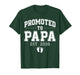 Promoted to Papa Est 2026 Varsity First Time Dad to Be T-Shirt