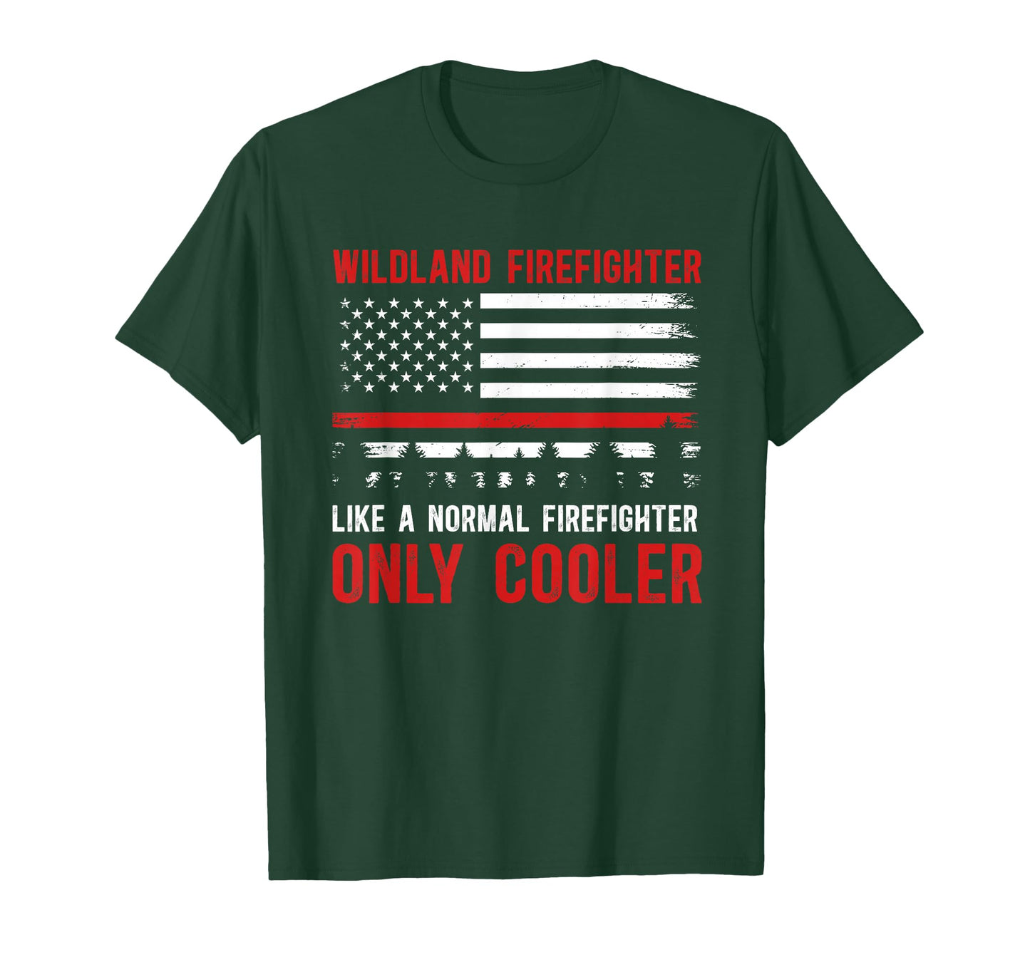 Wildland Firefighter Definition Wildland Fireman T-Shirt