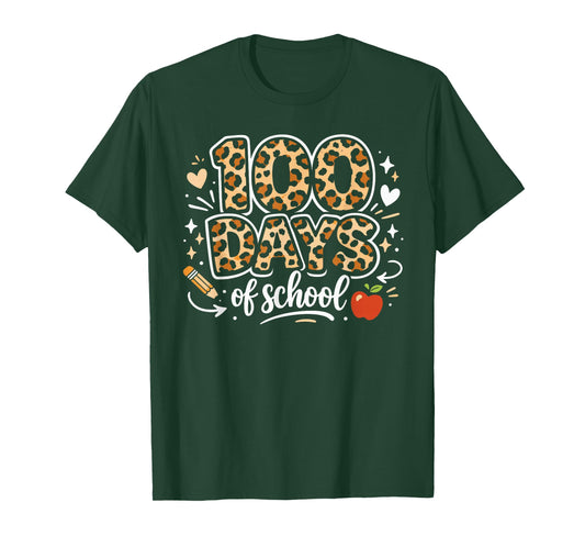 100th Days of School Happy 100 Days T-Shirt