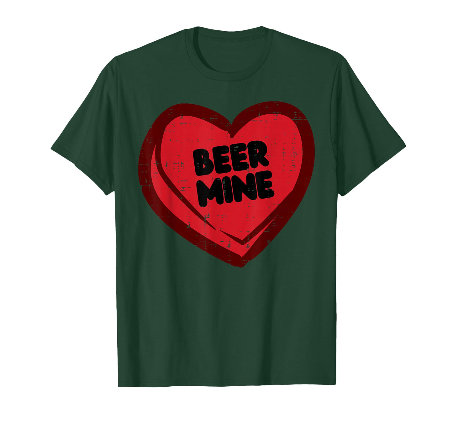 Anti Valentines Day Drink Be Mine Heart Funny Dad Men Women T-Shirt