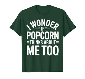 Funny Popcorn Art for Men Women Kids Pop Corn Popcorn Lovers T-Shirt