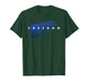 Distressed American Flag in Blue Patriotic Pride Freedom T-Shirt
