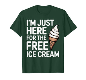 Funny Ice Cream Art for Men Women Kids Dessert Ice Cream Fan T-Shirt