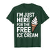 Funny Ice Cream Art for Men Women Kids Dessert Ice Cream Fan T-Shirt