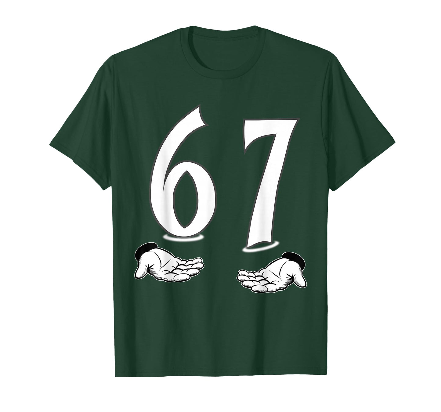 Funny Six Seven 6 7 Meme Gen Alpha Slang six Seven 67 T-Shirt