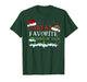 Santa's Favorite Monitor Tech Fun Christmas T-Shirt