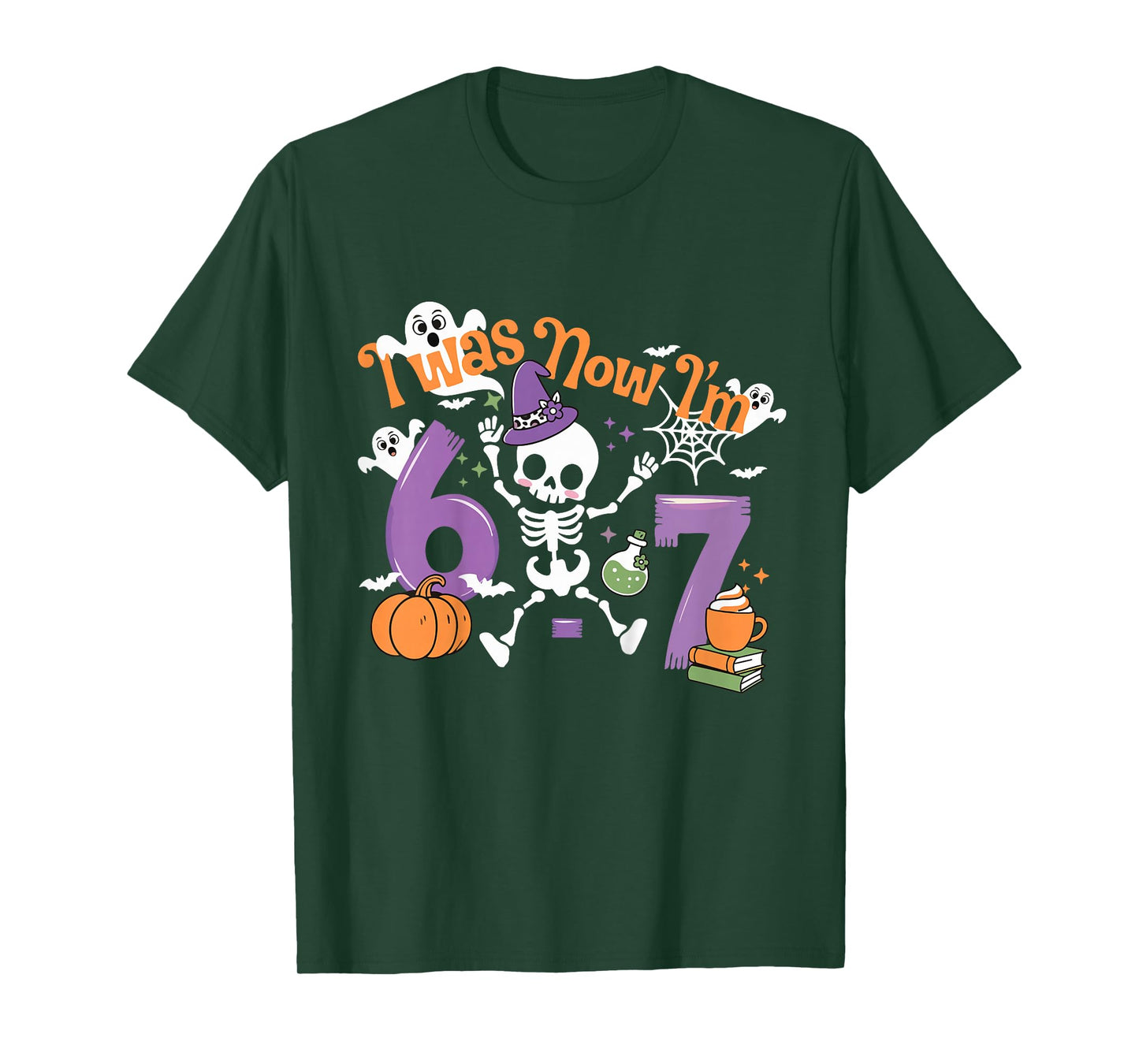 I was 6 Now I'm 7 Year Old Birthday T-Shirt
