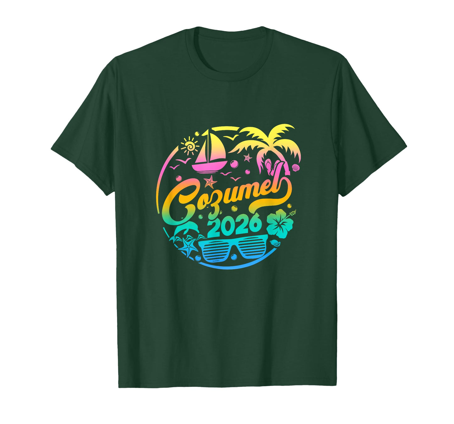 Cozumel 2026 Family Vacation Beach Matching Group T-Shirt