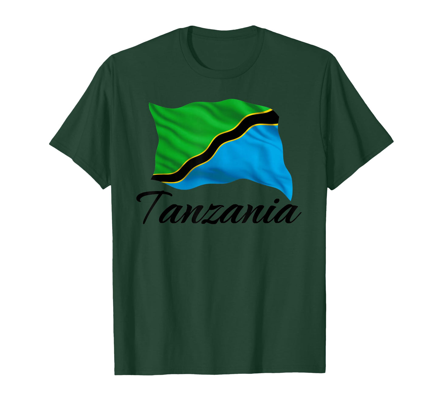Tanzanian Flag Patriotic African Men Women Kids Tanzania T-Shirt