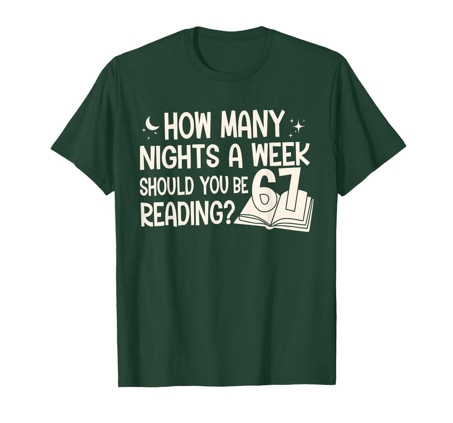 Vintage How Many Nights Reading 67 Meme Book Lover Teacher T-Shirt