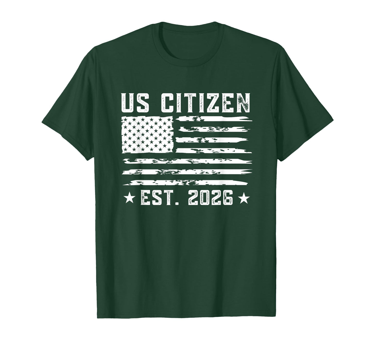 Us Citizen Est 2026 New Citizenship American USA T-Shirt