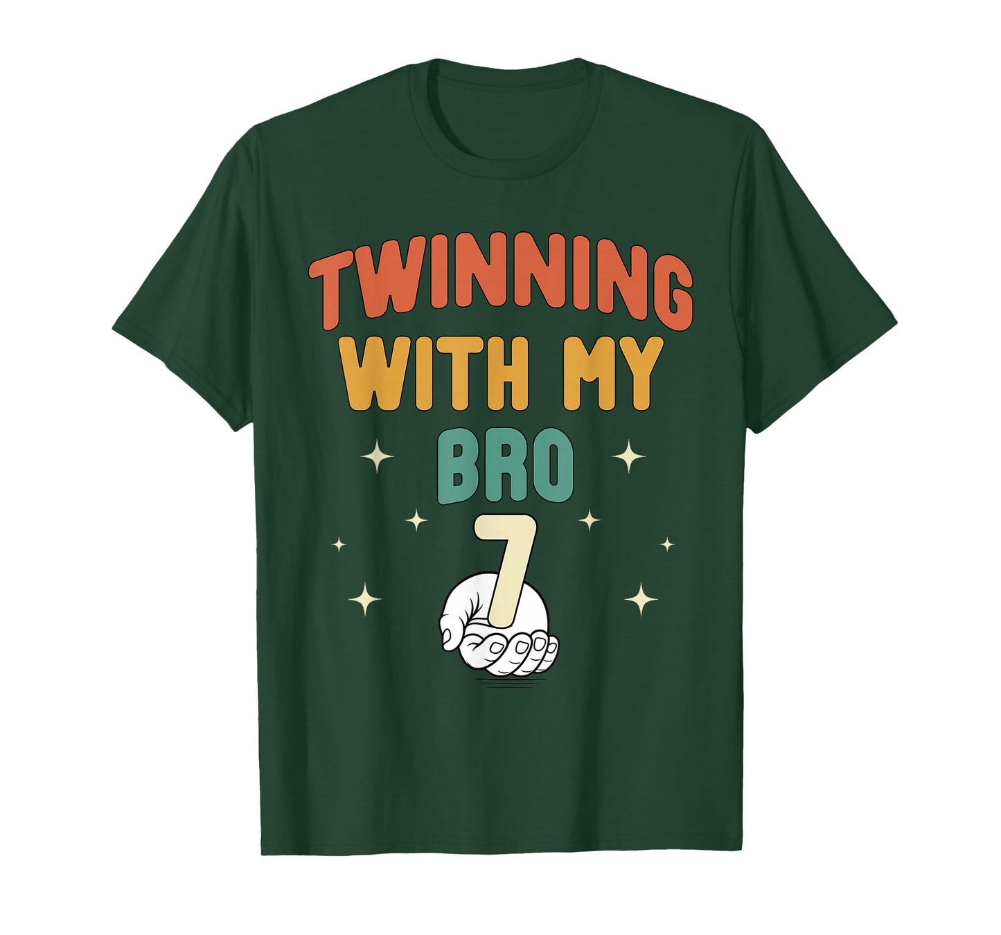 67 Twinning with My Bro Funny 6 7 Meme Twin Day Spirit Week T-Shirt