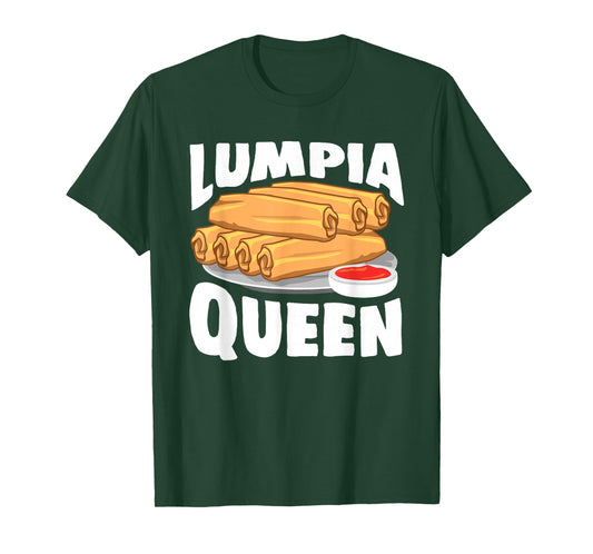 Funny Lumpia Design for Women Girls Mom Filipino Food Lovers T-Shirt