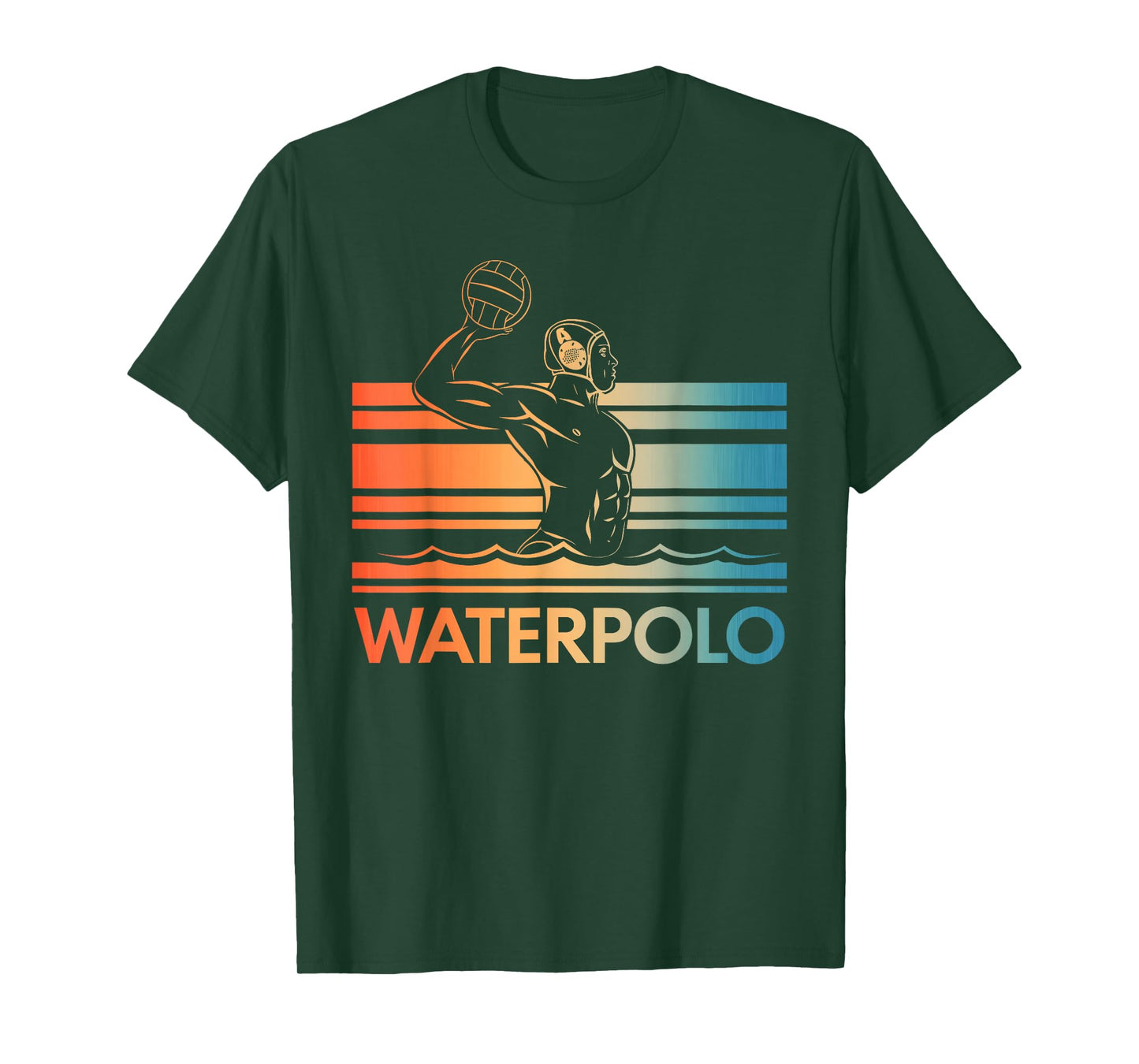 Funny Water Polo Art for Men Women Boys Water Polo Player T-Shirt