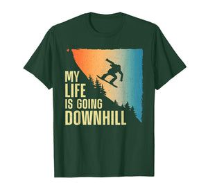 Cool Snowboarding Art for Men Women Snowboard Snowboarder T-Shirt