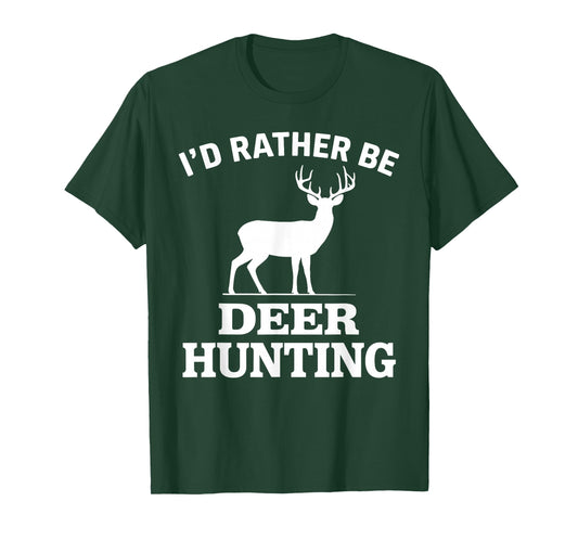 Deer Hunting Art for Men Women Buck Elk Hunter Deer Hunting T-Shirt