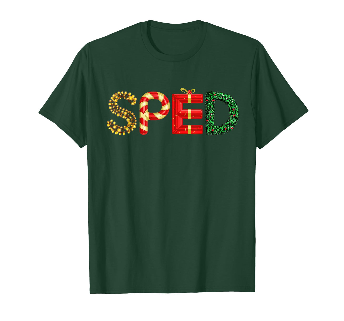 Special Education Teacher SPED Christmas Squad School Team T-Shirt