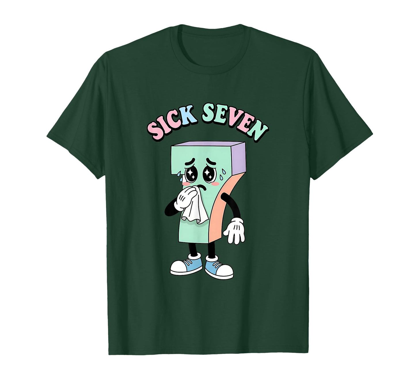 Funny Sick Seven 67 Kawaii Six Seven Cute for Kids, Women T-Shirt