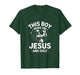 This Boy Runs On Jesus and Golf Christian Golfer T-Shirt
