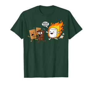 Group Hug Marshmallow Campfire Smores Funny Camping T-Shirt