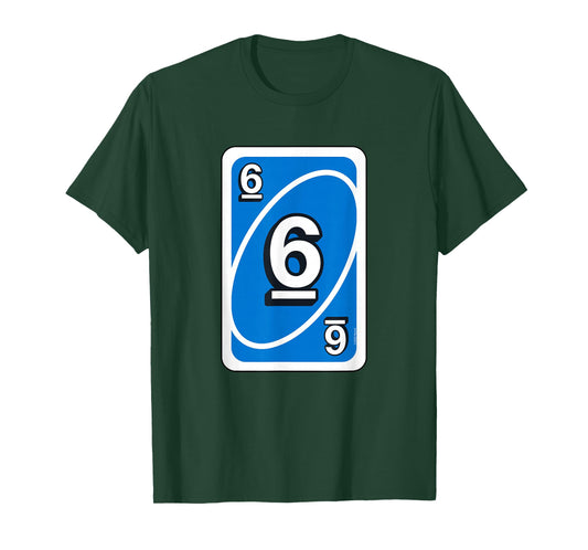 Uno Halloween Blue 6" Card T-Shirt