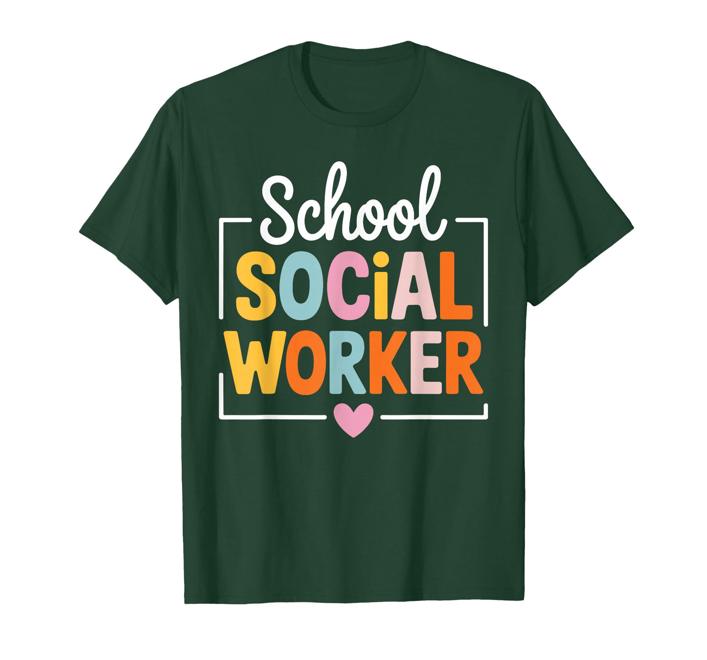 Social Worker Art for Men Women Assistant Social Worker T-Shirt