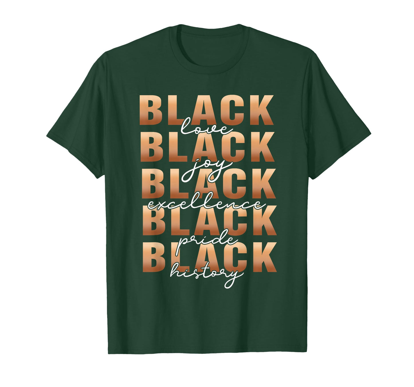 Black History Black Love Joy Exellence Pride Melanin History T-Shirt