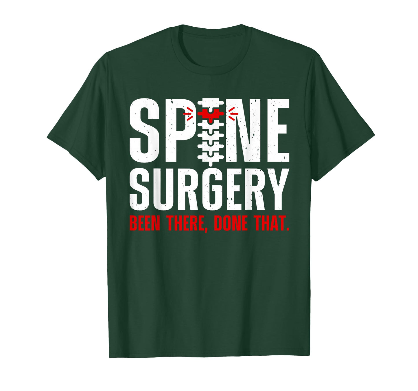 Spine Surgery Art for Men Women Back Surgery Bionic Spine T-Shirt