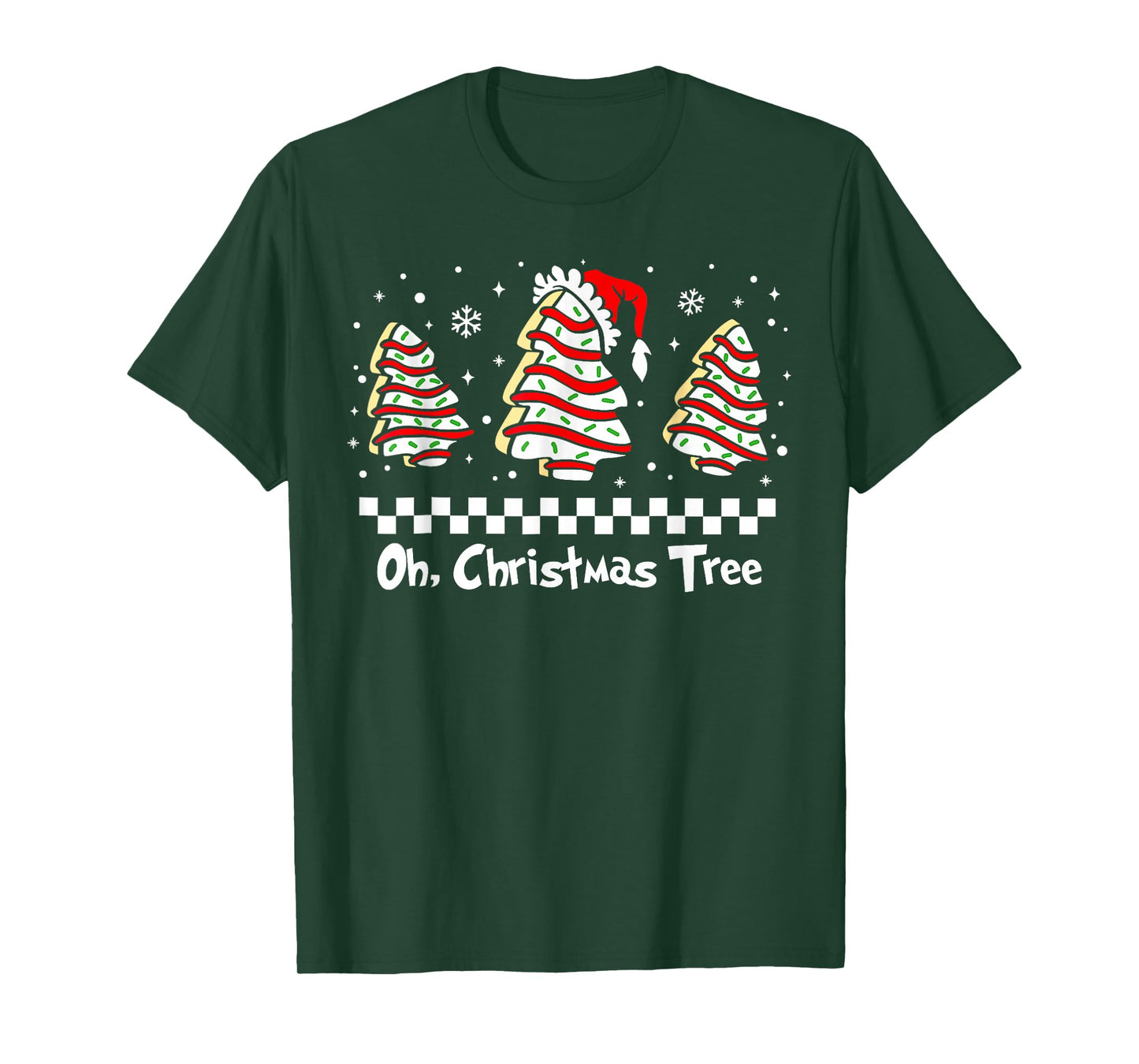 Oh Christmas Tree Groovy Cakes Debbie Becky Jen Cake Lovers T-Shirt
