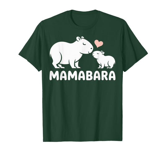 Mamabara Capybara Mother T-Shirt