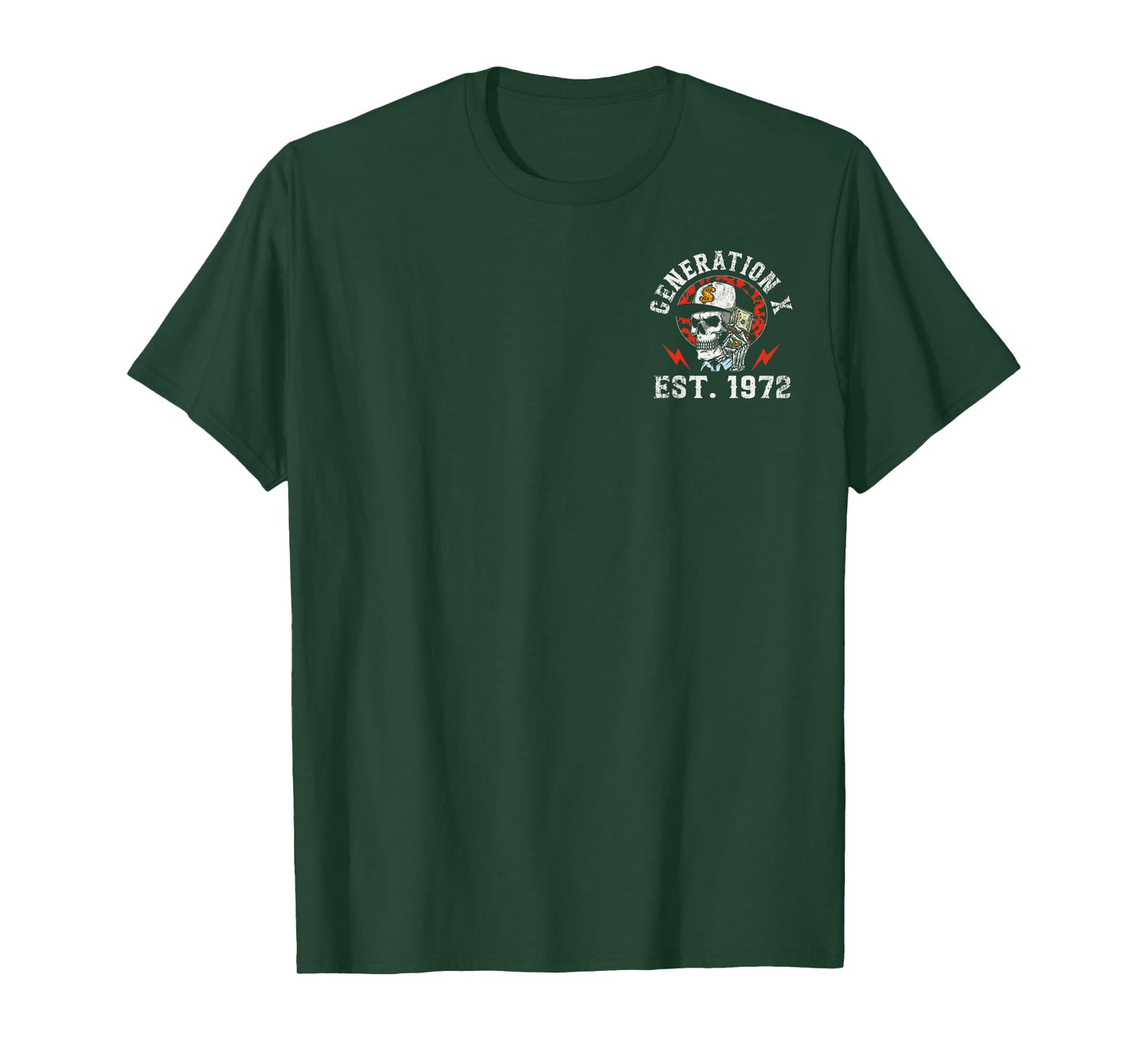 (2 Sided) Gen X 1972 Working Like Crazy to Support The Lazy T-Shirt