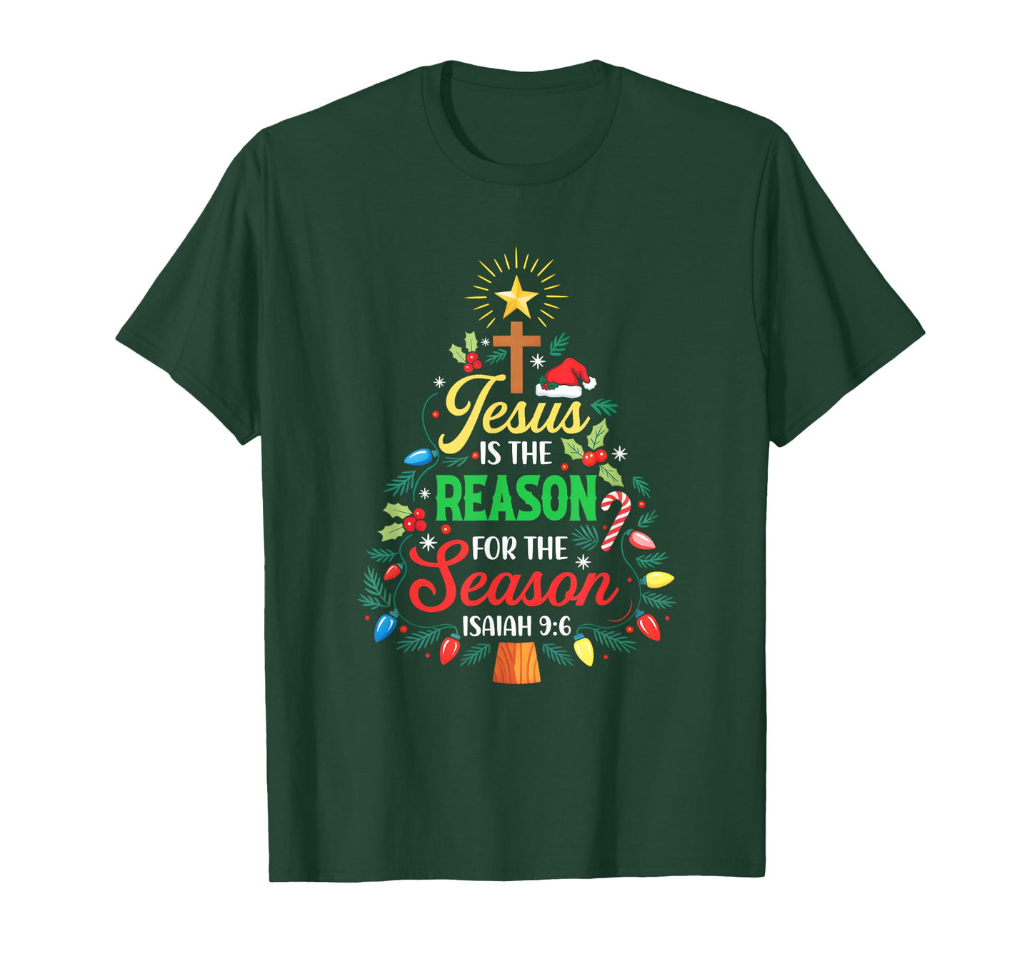 Jesus is The Reason for The Season Christmas Christian Faith T-Shirt